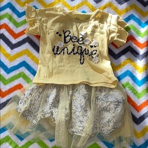 Floral top and skirt